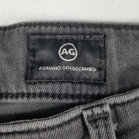 Adriano Goldschmied  AG Gray the High Rise Stevie Slim Straight Jeans Pants 28 R - Picture 5 of 6
